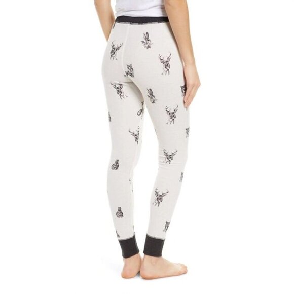 BP Nordstrom Winter Animals Printed Waffle Thermal Leggings - Picture 1 of 6